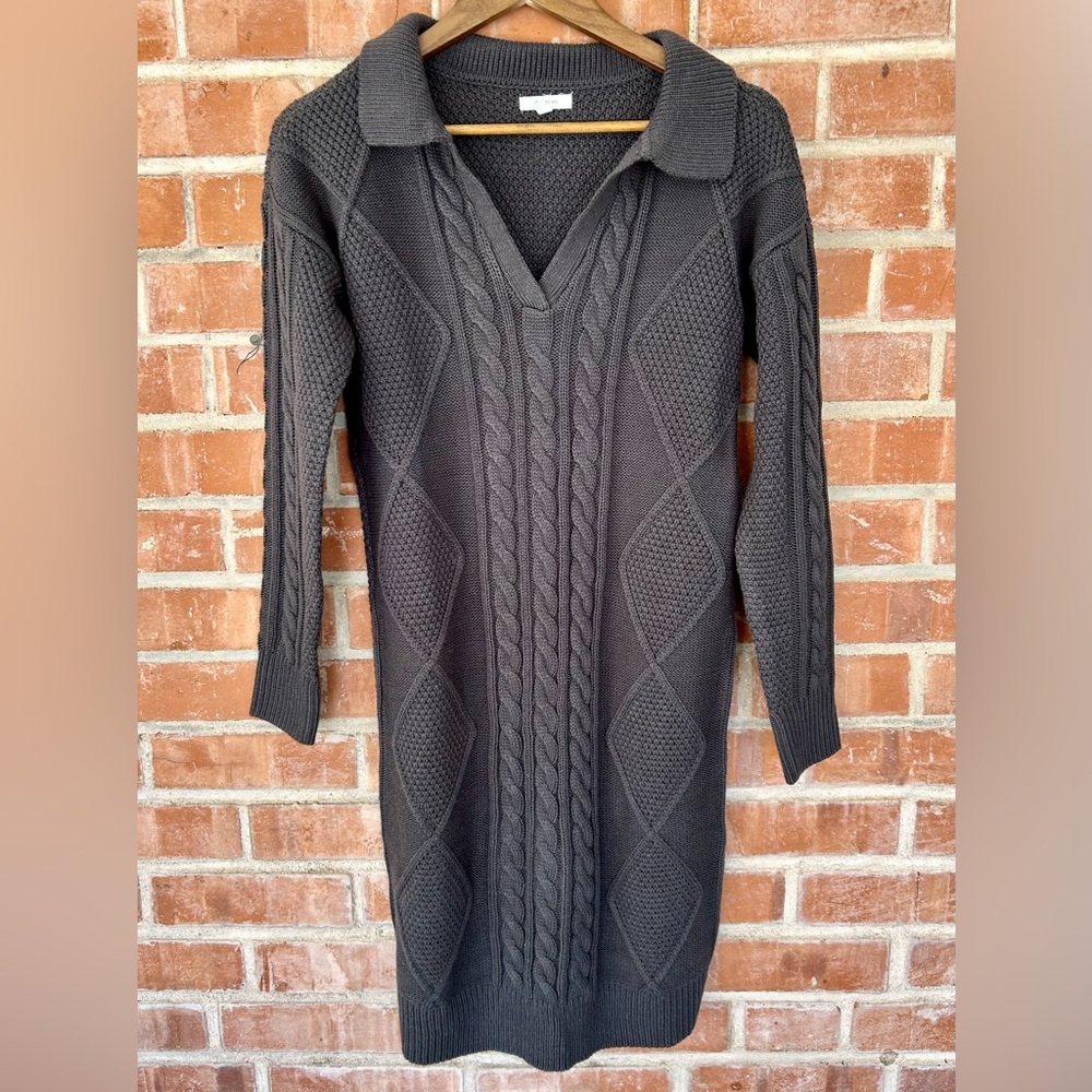 XS Maurices Charcoal Grey Sweater Dress